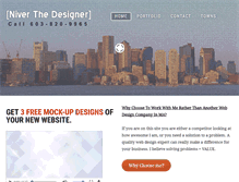Tablet Screenshot of niverthedesigner.com